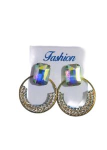AD ROUND SHAPE EARRINGS