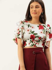 Berrylush Floral Top- New