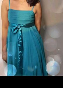 Beautiful Sky Blue Colour Dress