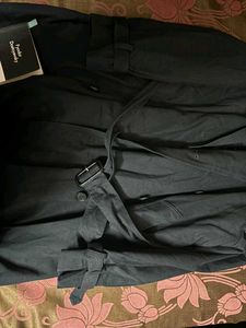 black trenchcoat