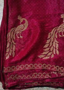 Jimmy Choo Saree Heavy Diamond Work