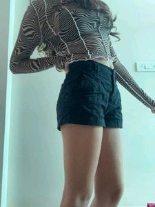 H&amp;M Sheer Long-Sleeve Top