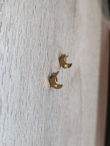 Moon Star Stud Earrings