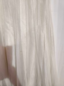 Women Off White Gown With Dupatta