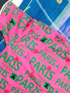 Pink Printed T Shirt For Women