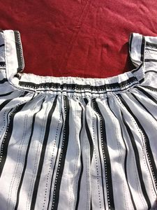 Striped Off-Shoulder Top