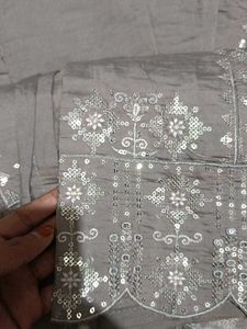 Elegant Grey Salwar Kameez