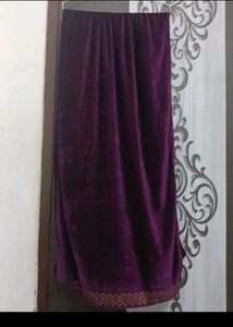 Elegant Purple suit set with dupatta