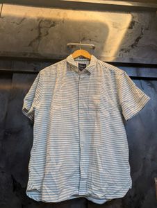 CODE Striped Men&#39;s Halfsleeve Shirt