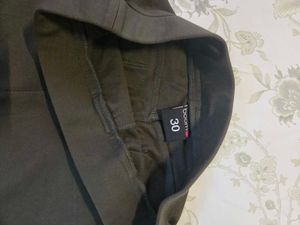 Comfortable Dark Olive Green Pants