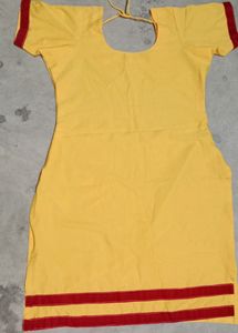 Beautiful Yellow 💛 Kurti 💕