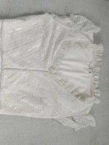 Elegant Beach Lace Mini Dress