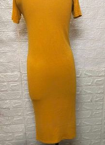 Yellow 💛 Bodycon Tshirt Dress