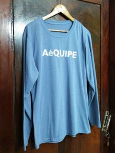 Lavender Colour Full Sleeve T-shirt For Men