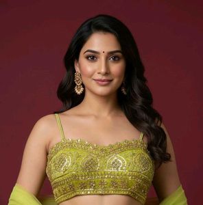 Bollywood Designer Green Net Lehenga Choli
