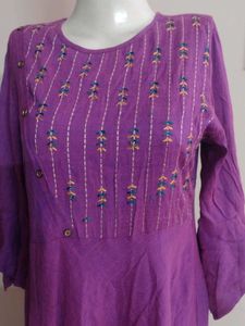 Elegant Purple Kurta