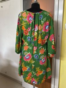 YESSICA Floral Anti-Fit Green Dress✨