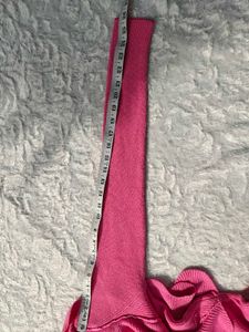 Pink Ruffle Detail Top