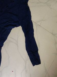 zudio branded  Navy Blue Long Sleeve Dress