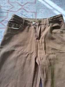 Brown Urbanic Flared Jeans