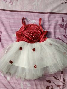 Cute Red & White Dress