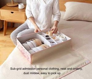 Fabric Multicompartment Foldable Storage Bag