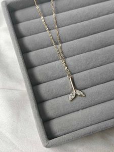 Golden Mermaid Tail Necklace