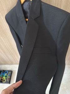 Men's Black Formal Suit Jacket