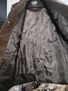 Brown Wool Blend Jacket