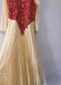 Elegant Stone Work Anarkali Dress
