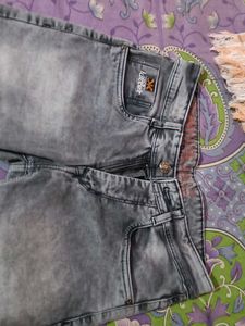 Gray Denim Jeans