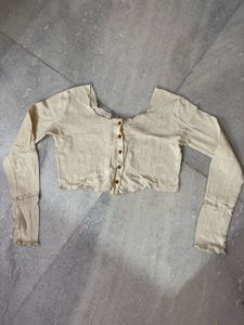 Beige Buttoned Shirt