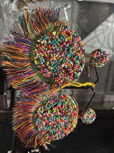 Statement Beaded Earrings