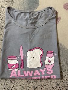 Cute Graphic T-Shirt for night wear