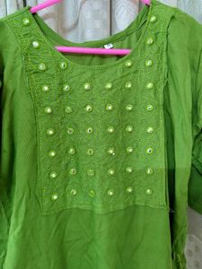 Set of Two Green Kurtis