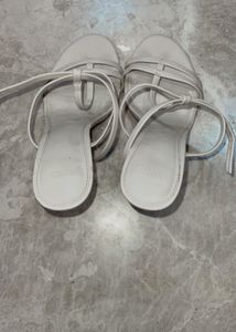 White Mango Heels