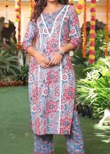 Brand New Floral Kurta Set