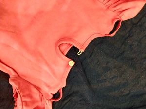 Baby Girl Skirt Dungaree With Top