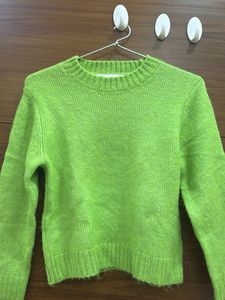 Green Knit Sweater