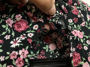 Black Floral H&amp;M Dress