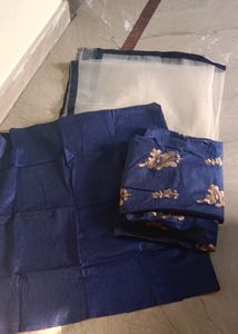 Wedding Season New Brand Navy Blue Crop Top Dress