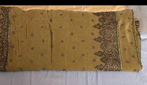 Embroidered Indian Saree