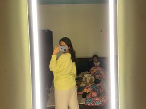 Lime Green Knit Cardigan