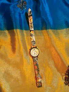 Floral Print Watch