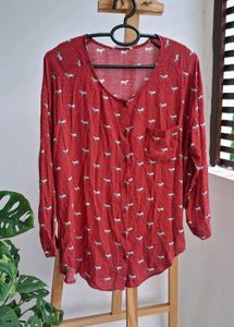 MANGO Button Down Shirt