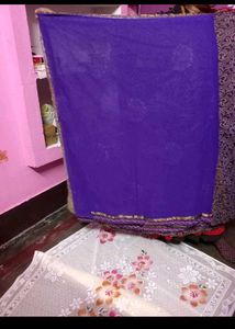 Elegant Purple Net Dupatta