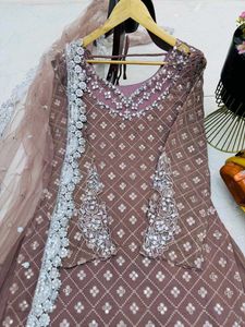 New Designer Partywear Top Pallazo &amp; Dupatta Set