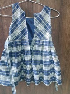 Cute Plaid Girls Dress