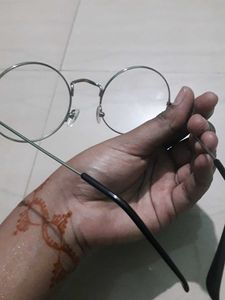 Round Silver Glasses
