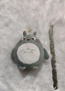 Cute Totoro Plush Keychain